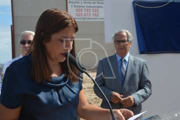 Descubrimiento de la placa de la calle que lleva el nombre de Sebastián Grisaleña (Foto TA)